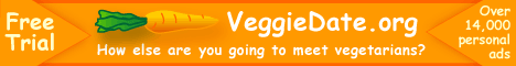 Free vegetarian personal ad